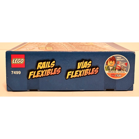 FLEXIBLE TRACKS Lego City LEGO Set #7499 NEW Sealed RETIRED Unopened - Picture 7 of 9